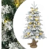Mini Kalėdų medis 90 cm 50 LED Šilta balta PVC ir PE