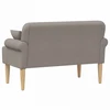 Minkštas kampas su mygtukų apmušalais Taupe 120 x 65 x 79 cm