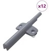 Minkštas uždarymo amortizatorius 12 pcs Pilka 125 x 47 x 15 mm