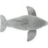 Minkštas žaislinis delfinas, pilkas, pliušinis
