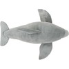 Minkštas žaislinis delfinas, pilkas, pliušinis