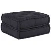 Modulinė sofa, antracito spalvos, 70x70x36 cm, audinys