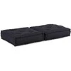 Modulinė sofa, antracito spalvos, 70x70x36 cm, audinys