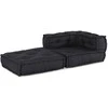 Modulinė sofa, antracito spalvos, 70x70x54 cm, audinys