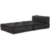 Modulinė sofa, antracito spalvos, 70x70x54 cm, audinys