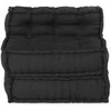 Modulinė sofa, antracito spalvos, 70x70x54 cm, audinys