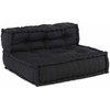 Modulinė sofa, antracito spalvos, 70x70x54 cm, audinys