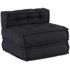 Modulinė sofa, antracito spalvos, 70x70x54 cm, audinys