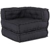 Modulinė sofa, antracito spalvos, 70x70x54 cm, audinys