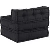 Modulinė sofa, antracito spalvos, 70x70x54 cm, audinys