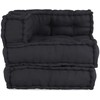 Modulinė sofa, antracito spalvos, 70x70x54 cm, audinys