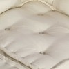 Dvivietė modulinė sofa, kreminės spalvos, 140x70x36, audinys