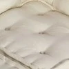 Dvivietė modulinė sofa, kreminės spalvos, 140x70x36, audinys