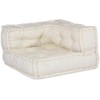 Modulinė sofa, kreminės spalvos, 70x70x54 cm, audinys