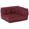 Dvivietė modulinė sofa, kaštoninės spalvos, 140x70x36, audinys