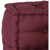 Dvivietė modulinė sofa, kaštoninės spalvos, 140x70x36, audinys