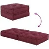 Modulinė sofa, kaštoninė, 70x70x36, audinys