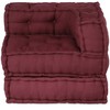 Modulinė sofa, kaštoninės spalvos, 70x70x54 cm, audinys