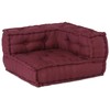 Modulinė sofa, kaštoninės spalvos, 70x70x54 cm, audinys