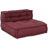 Modulinė sofa, kaštoninės spalvos, 70x70x54 cm, audinys