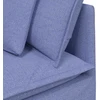 Modulinė kampinė sofa su pagalvėlėmis, džinsinės mėlynos spalvos, 100 cm