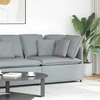 Modulinė kampinė sofa su pagalvėlėmis, šviesiai pilka, 100 cm