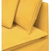 Modulinė kampinė sofa su pagalvėlėmis, šviesiai geltona, 100 cm