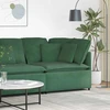 Modulinė kampinė sofa su pagalvėlėmis, tamsiai žalia, 100 cm