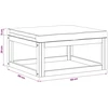 Modulinė pakoja su pagalvėlėmis Kietos akacijos mediena