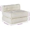 Modulinė sofa 4 pcs Kreminė Audinys