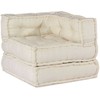 Modulinė sofa 3 pcs Kreminė Audinys