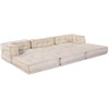 Modulinė sofa 3 pcs Kreminė Audinys