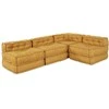 Modulinė sofa 4 pcs Geltona audinys