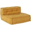Modulinė sofa 4 pcs Geltona audinys