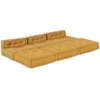 Modulinė sofa 4 pcs Geltona audinys
