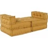 Modulinė sofa 4 pcs Geltona audinys