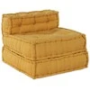 Modulinė sofa 4 pcs Geltona audinys