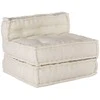 Modulinė sofa 4 pcs Kreminė Audinys