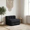 Modulinė sofa, antracito spalvos, 70x70x54 cm, audinys
