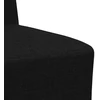 Modulinė sofa be porankių, juoda, 55 cm, audinys