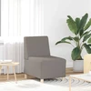Modulinė sofa be porankių, pilkai ruda, 55 cm, audinys