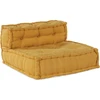 Modulinė sofa, geltona, 70x70x54 cm, audinys