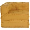 Modulinė sofa, geltona, 70x70x54 cm, audinys