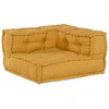 Modulinė sofa, geltona, 70x70x54 cm, audinys
