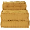 Modulinė sofa, geltona, 70x70x54 cm, audinys