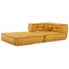Modulinė sofa, geltona, 70x70x54 cm, audinys