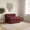 Modulinė sofa, kaštoninės spalvos, 70x70x54 cm, audinys