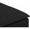 Modulinė sofa-kojų pakojė, juoda, 100x100x48 cm