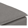 Modulinė sofa, pakojų modulis, pilkai ruda, 100x100x48 cm