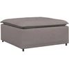 Modulinė sofa, pakojų modulis, pilkai ruda, 100x100x48 cm